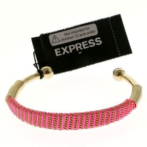 Express Cuff-Bracelet Pink/Gold-Tone NWT